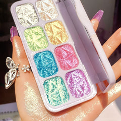 Macaron Polarized Bright Highlighter Palette Powder