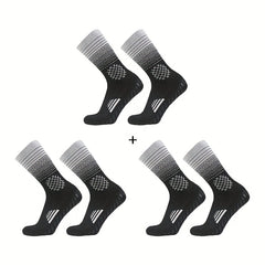3 Pairs Non-slip Football Socks Outdoor Sports Grip Socks Crew Socks