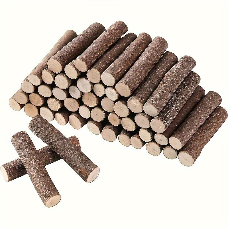 20pcs Wooden Craft Sticks DIY Vase Fillers Pumpkin Stems Decorative Materials