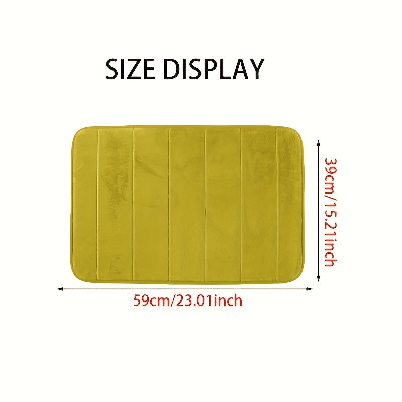 1p Memory Foam Bath Bathmat Anti skid Durable Floor Rug Cozy Absorbent