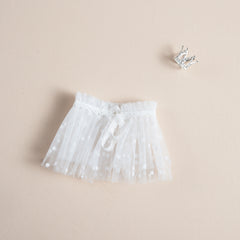 2pcs Crown & Lace Skirt Set for 0-3 Months Baby Photos