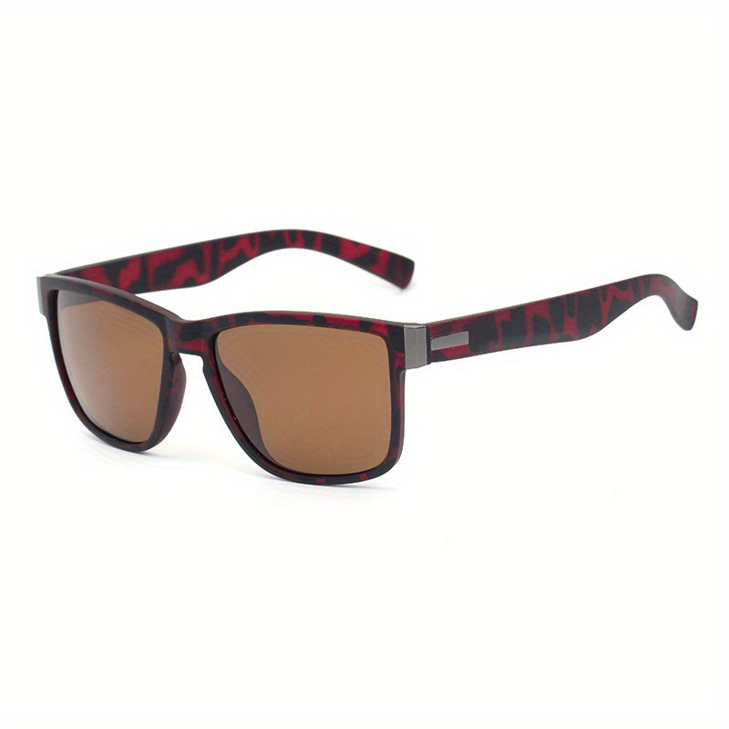 Men's Square Frame Polarized Sunglasses For Fishing Cycling
