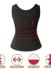 Women's Tummy Control Sweat Vest for Fitness
