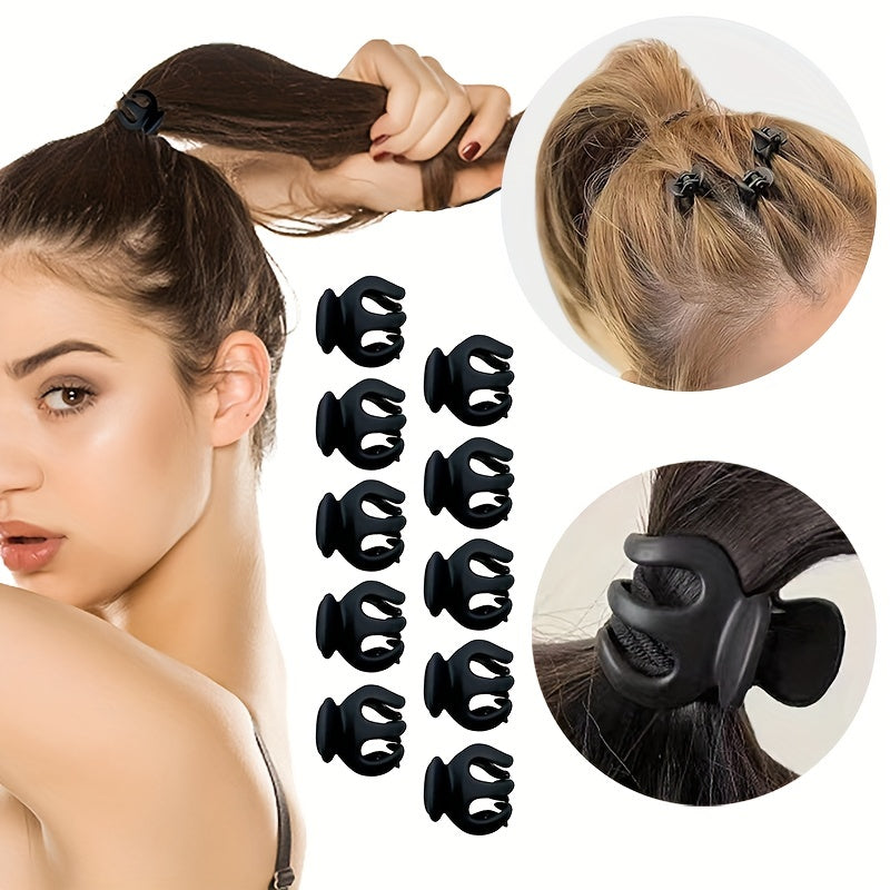 10pcs Mini Hair Claw Clips PVC Hair Accessories for Girls