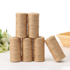 1pc 109 Yards Jute Rope for DIY Artworks Decoration Gift Wrapping