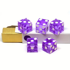5pcs D6 Acrylic Right Angle Dice Set for RPG