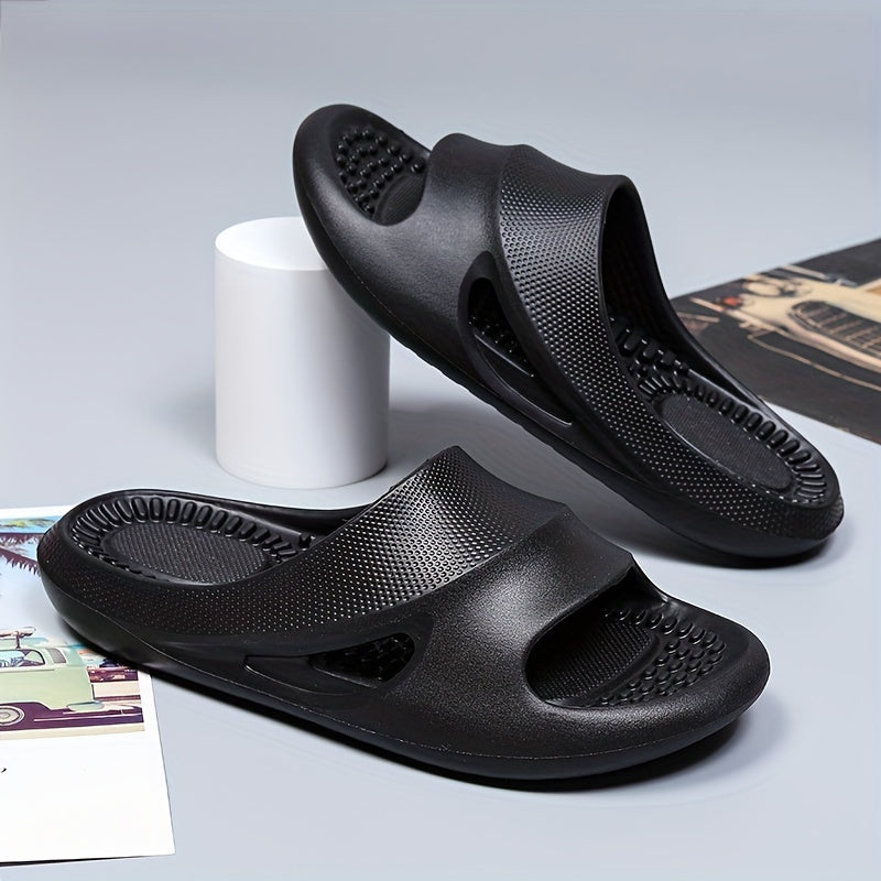 Men's Massage Comfort Slides Quick Dry Non Slip Indoor Outdoor Summer