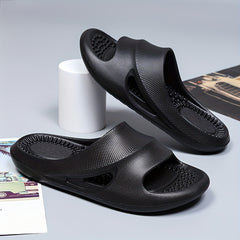 Men's Massage Comfort Slides Quick Dry Non Slip Indoor Outdoor Summer