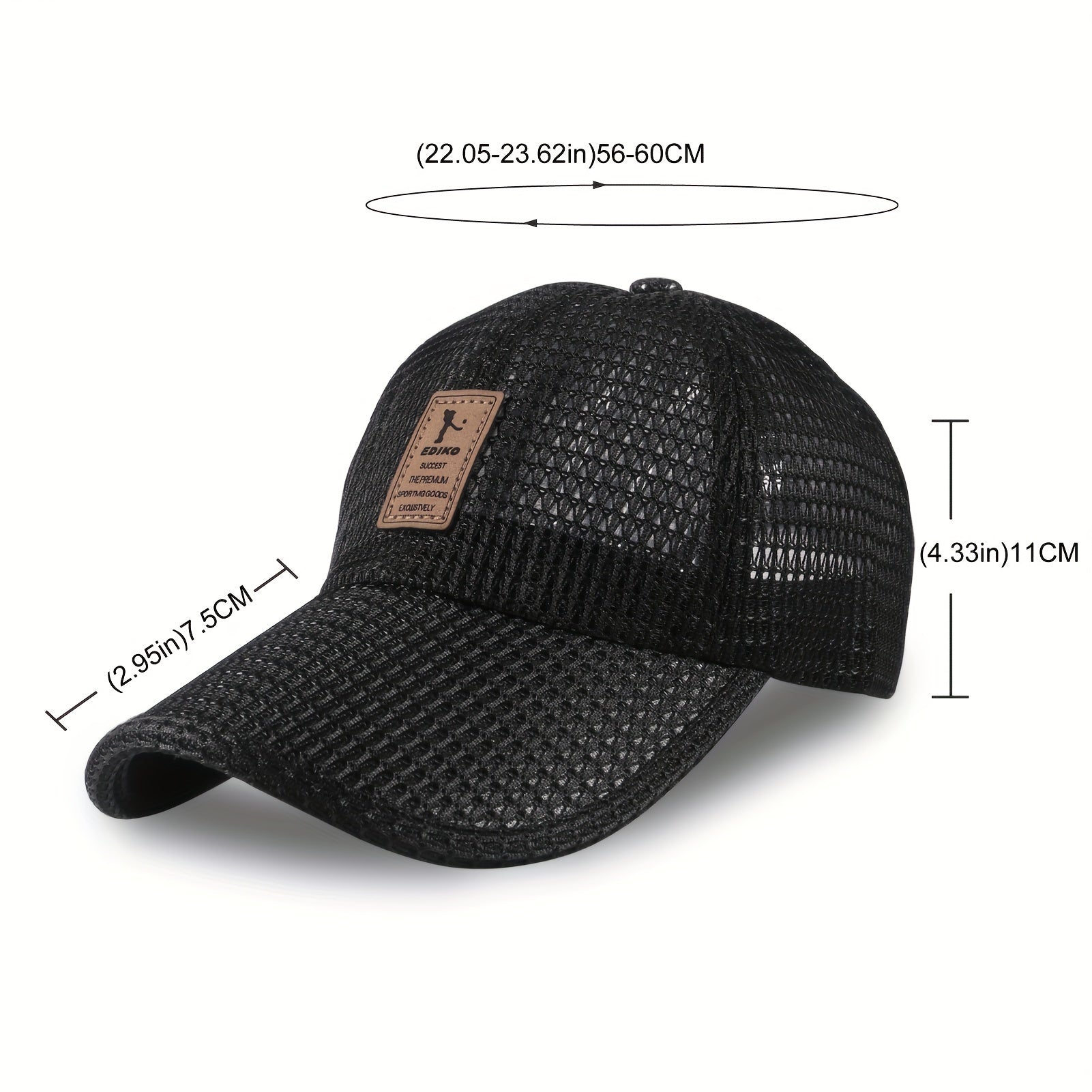 Breathable Mesh Baseball Cap for Men & Women - Outdoor Sports & Running