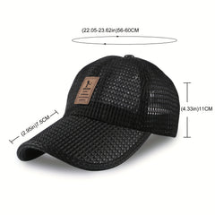 Breathable Mesh Baseball Cap for Men & Women - Outdoor Sports & Running