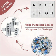 3D Wave Puzzle - Sunset Mountains & Seas - Adult Size