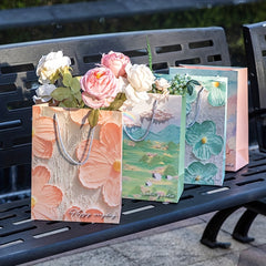 Flower Wrapping Bag With Handles for Florist DIY Birthday Wedding Party