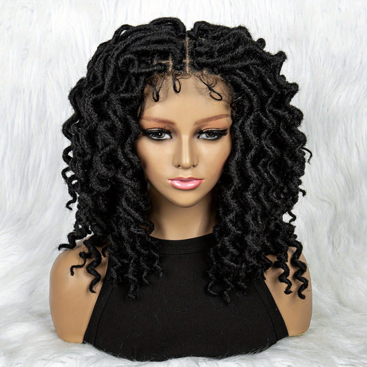 Synthetic Full Lace Wig For Women Short Braids Wigs