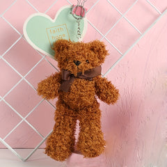 Little Bear Long Haired Teddy Bear Plush Toy Doll Pillow Girls Birthday Gift