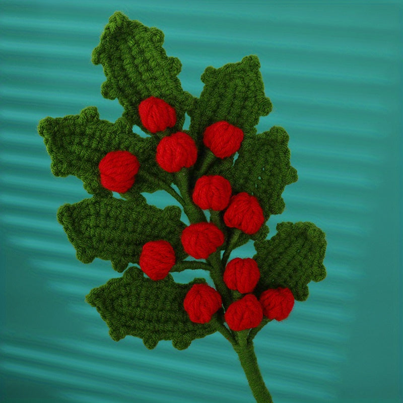 Handcrafted Wool Crochet Flower Gift Home Decor