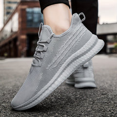 Men's Lightweight Knitted Running Shoes - Spring/Summer