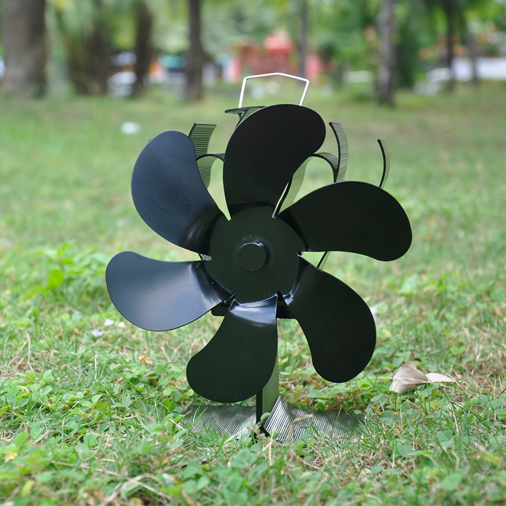Aluminum Firewood Stove Fan with 6 Blades