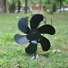 Aluminum Firewood Stove Fan with 6 Blades
