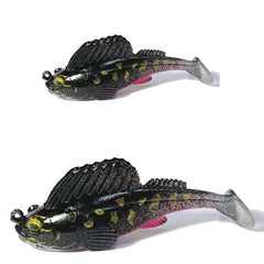 1pc Paddle Tail Swimbait Soft Lure Fishing Tackle