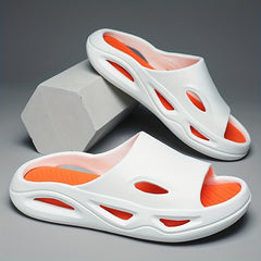 Men's Lightweight Open Toe Slippers for Home Shower Spring Summer