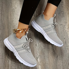 Women's Mesh Breathable Running Shoes - Comfortable Sports Shoes
