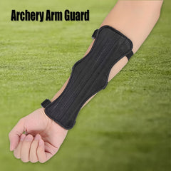 Thickened Arm Guard PU Archery Arm Strap for Traditional Bow Long Bow