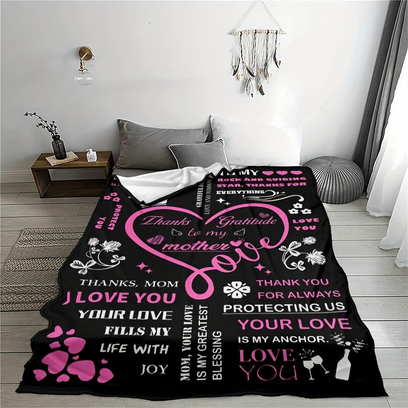 Soft and Comfortable Blanket Gift for Mom - Easy to Carry