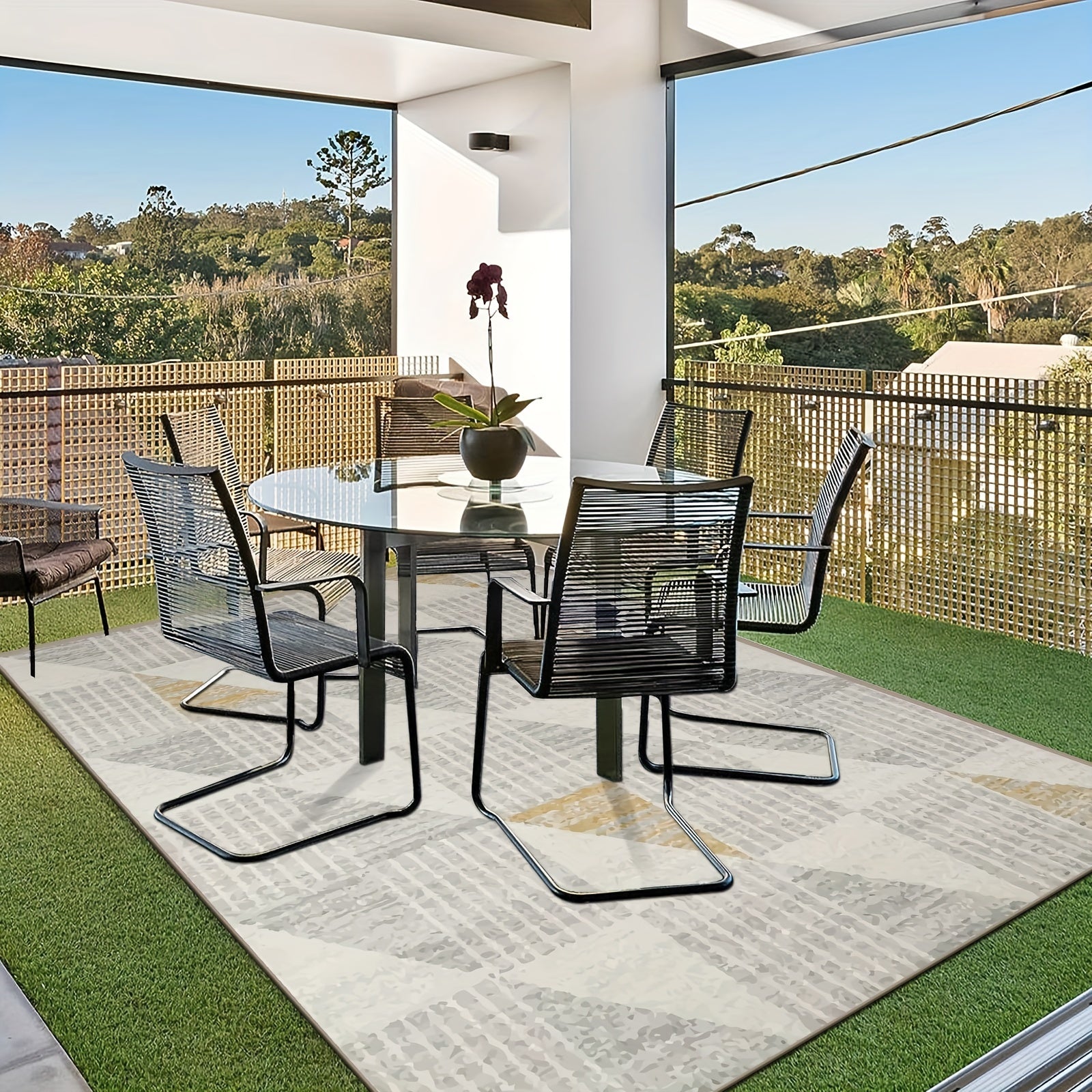 Outdoor Rug Large Area Mat Patio Decor