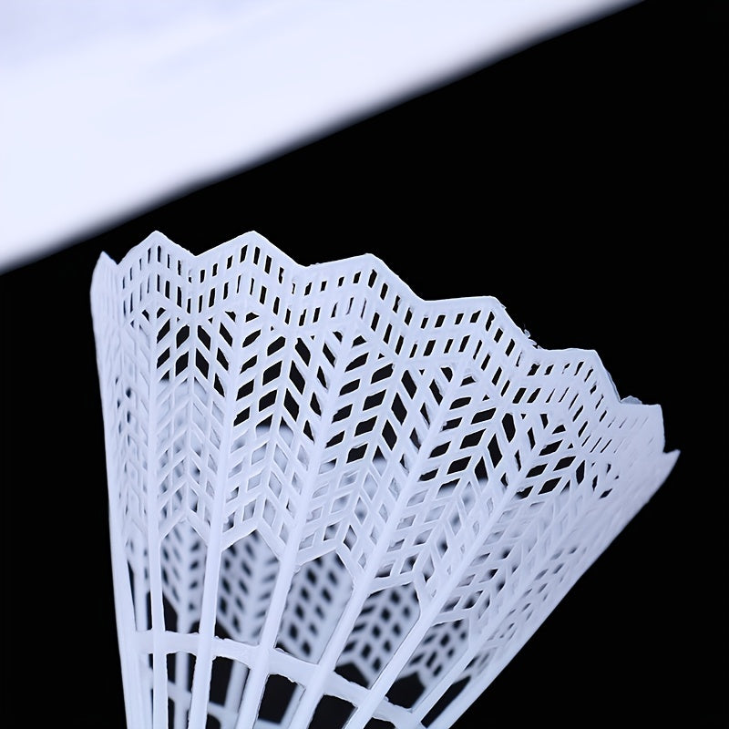 12pcs Plastic Badminton Shuttlecocks for Outdoor Training