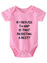 Baby Boys Casual Short Sleeve Onesie for Summer Pregnancy Gift