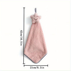 Star Shaped Hand Towel for Bathroom and Kitchen