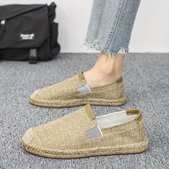 Men's Espadrilles Loafer Shoes Slip on Comfortable Walking Shoes