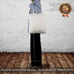 Portable Eco-friendly Canvas Bag for Shopping Outdoors