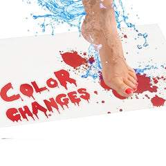 1pc Changing Bath Rug Halloween Bloody Bath Mat