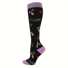 Men's Compression Sport Socks, Moisture Wicking & Breathable