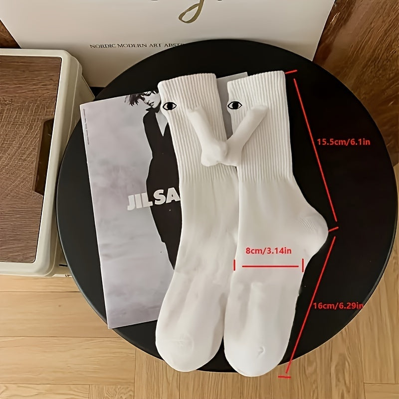 Couple Funny Socks with Magnetic Dolls - Unique Gift Idea for Couples