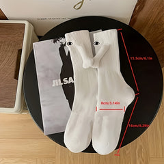 Couple Funny Socks with Magnetic Dolls - Unique Gift Idea for Couples
