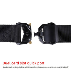 Men's Tactical Belt Quick Release Military Hiking Outdoor