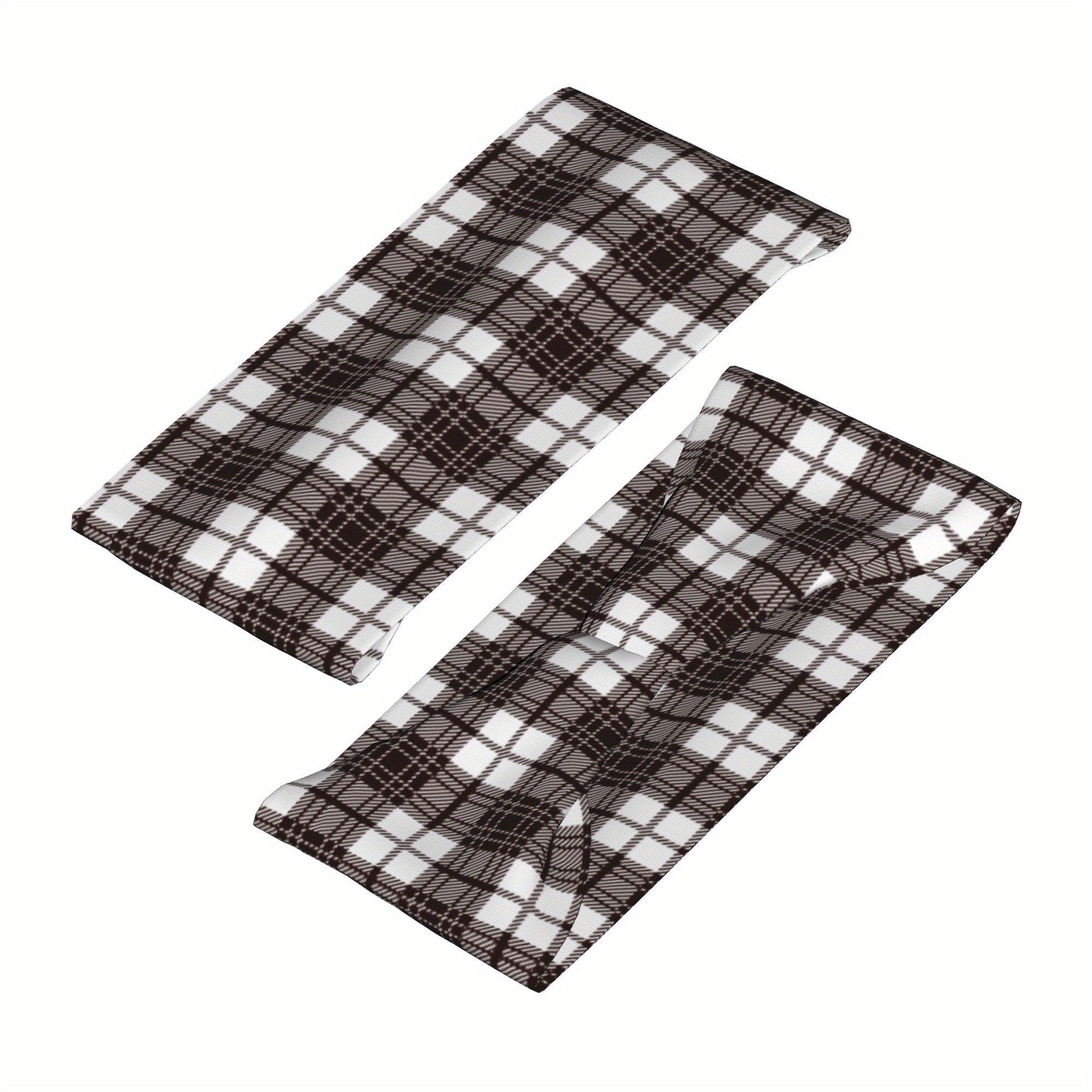 Plaid Breathable Headband for Sport & Casual Wear