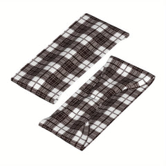 Plaid Breathable Headband for Sport & Casual Wear