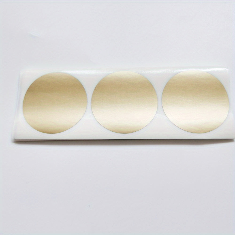 100pcs Golden Scratch Off Stickers DIY Games & Cards 1.97 Diameter