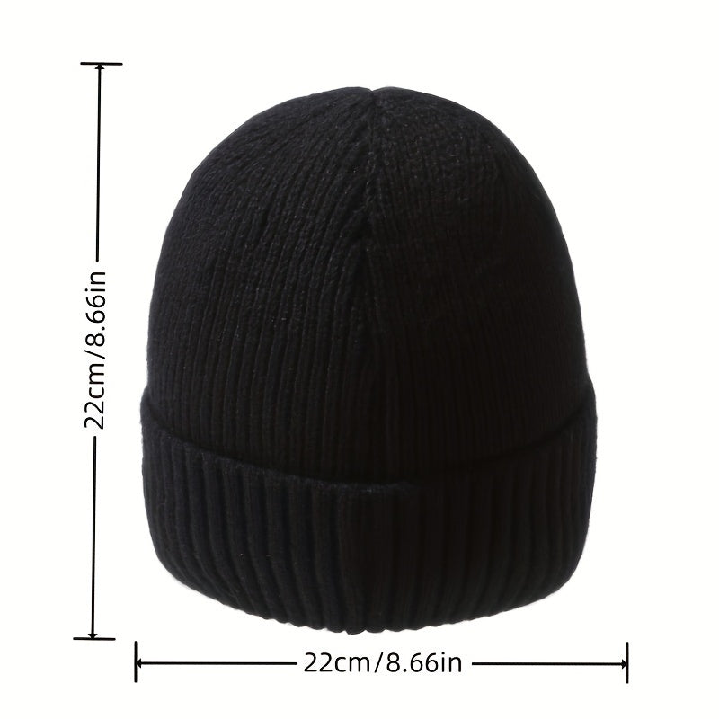 1pc Versatile Beanie Winter Thickened Hat