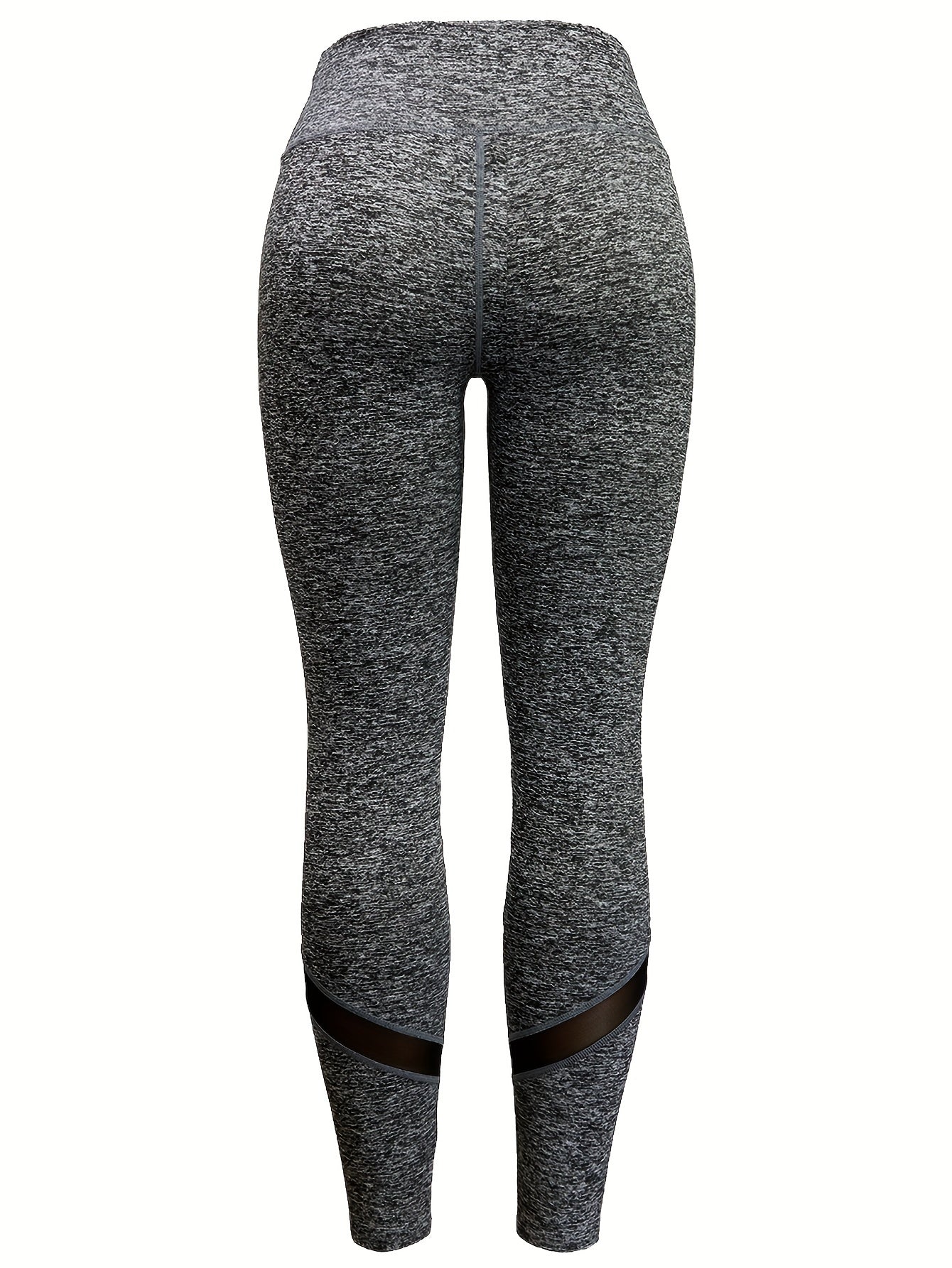 Women's Mesh Patchwork Yoga Leggings Butt Lifting High Stretch Pants
