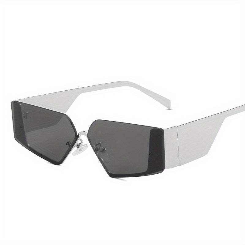 Men's Rimless Street Style Sunglasses Retro Mixed Glasses