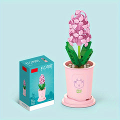 Flower Building Block Toys Jasmine & Hyacinth Model Gift