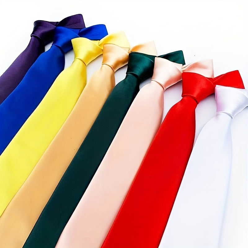 Red Necktie for Men Wedding Business Groom Man