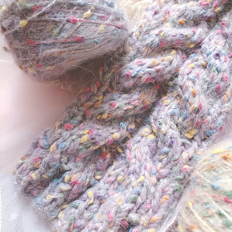 Soft Mohair Wool Ball for DIY Knitting and Crocheting