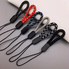 6pcs Adjustable Finger Wrist Strap Short Rope Colorful Nylon Strap