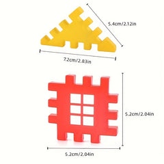 50pcs Colorful Building Blocks for Kids - Educational DIY Toys Ages 3+