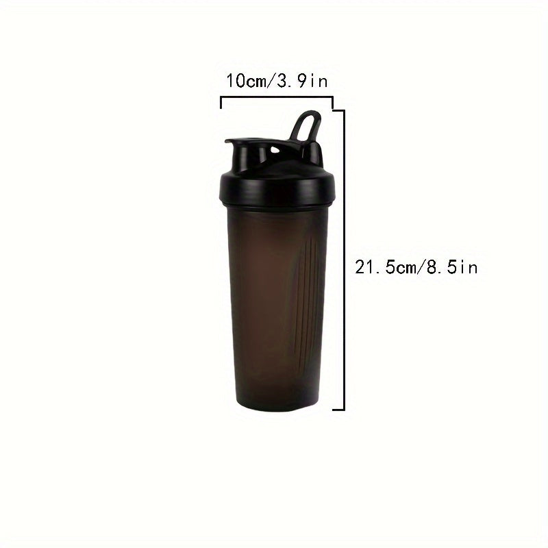600ml Protein Powder Shaking Water Cup - Outdoor Sports Fitness Bottle